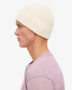 Merino Wool Beanie - Seaside Blue