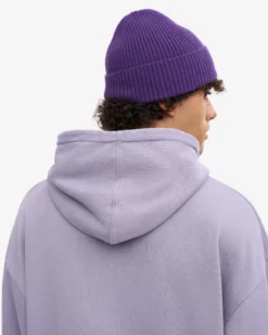 Merino Wool Beanie - Ultra Violet