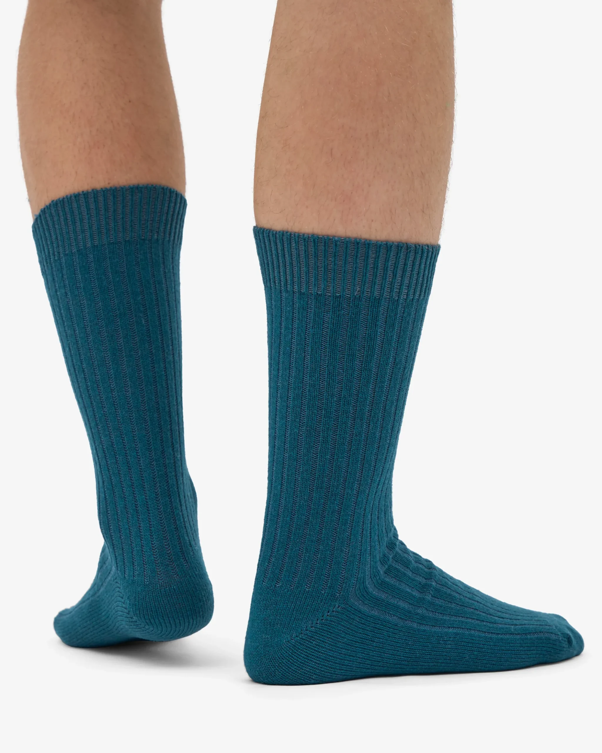 Merino Wool Blend Sock - Ocean Green