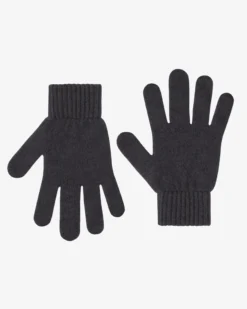 Merino Wool Gloves - Lava Grey