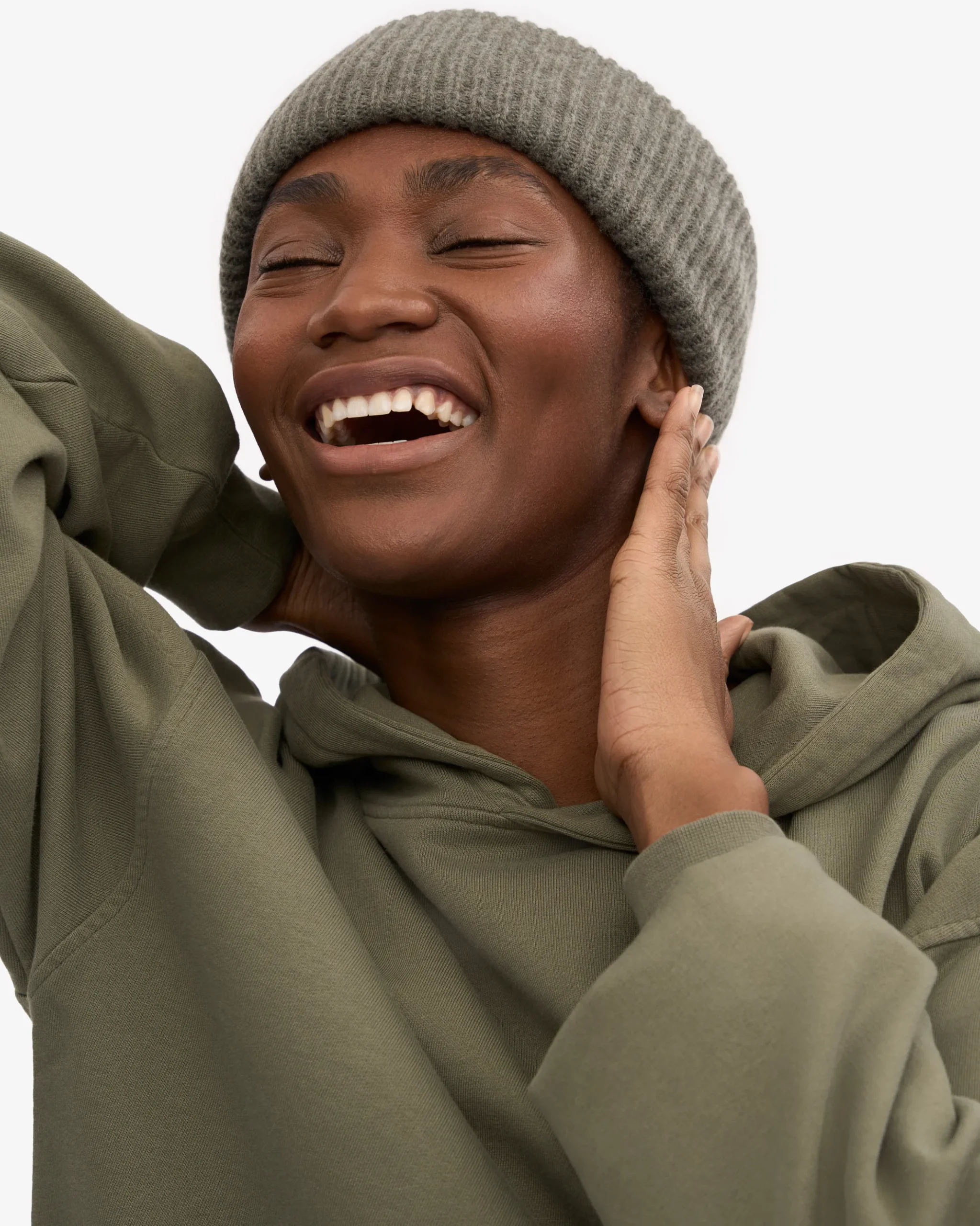 Merino Wool Hat - Dusty Olive