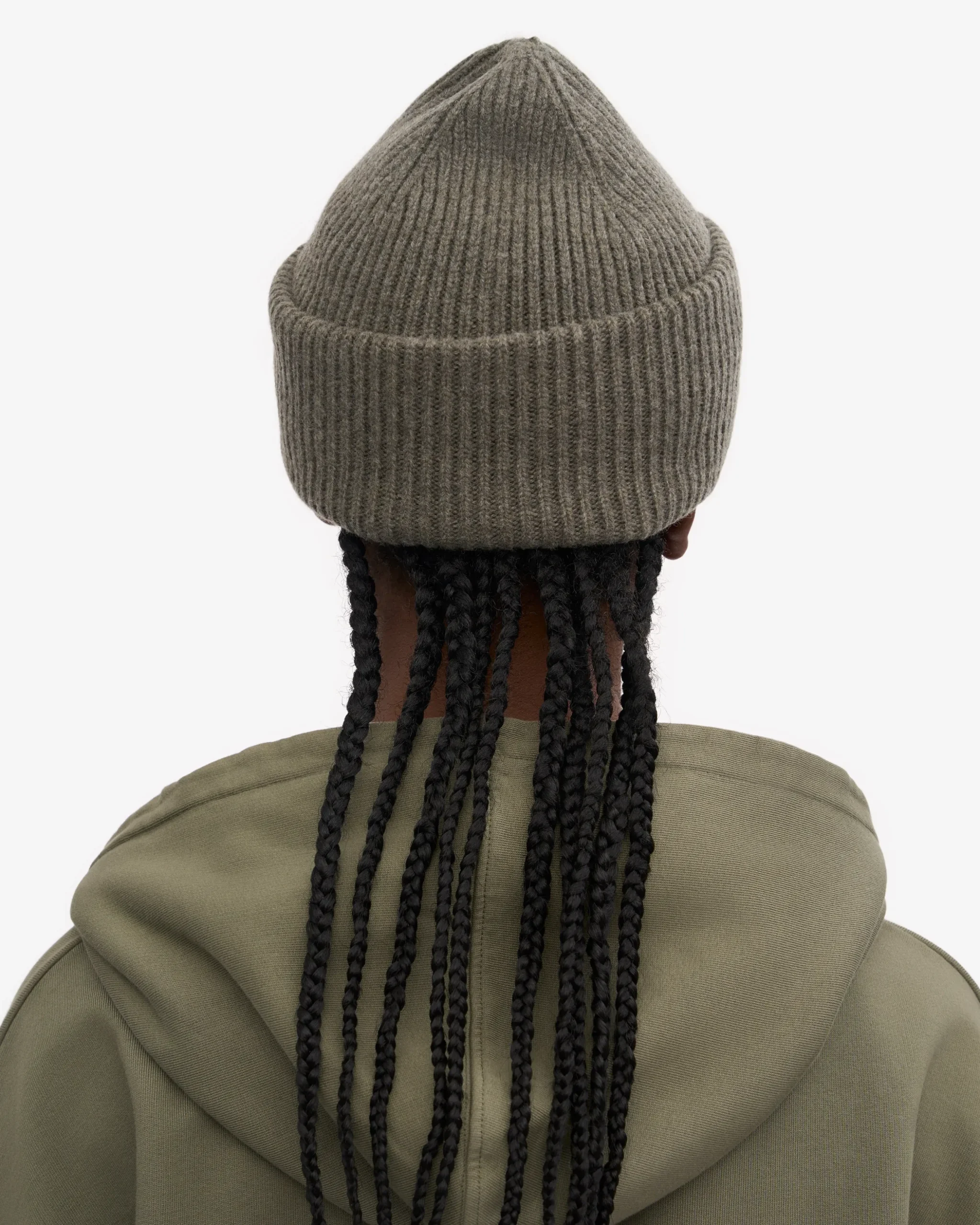 Merino Wool Hat - Dusty Olive