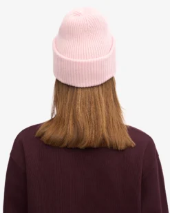Merino Wool Hat - Faded Pink
