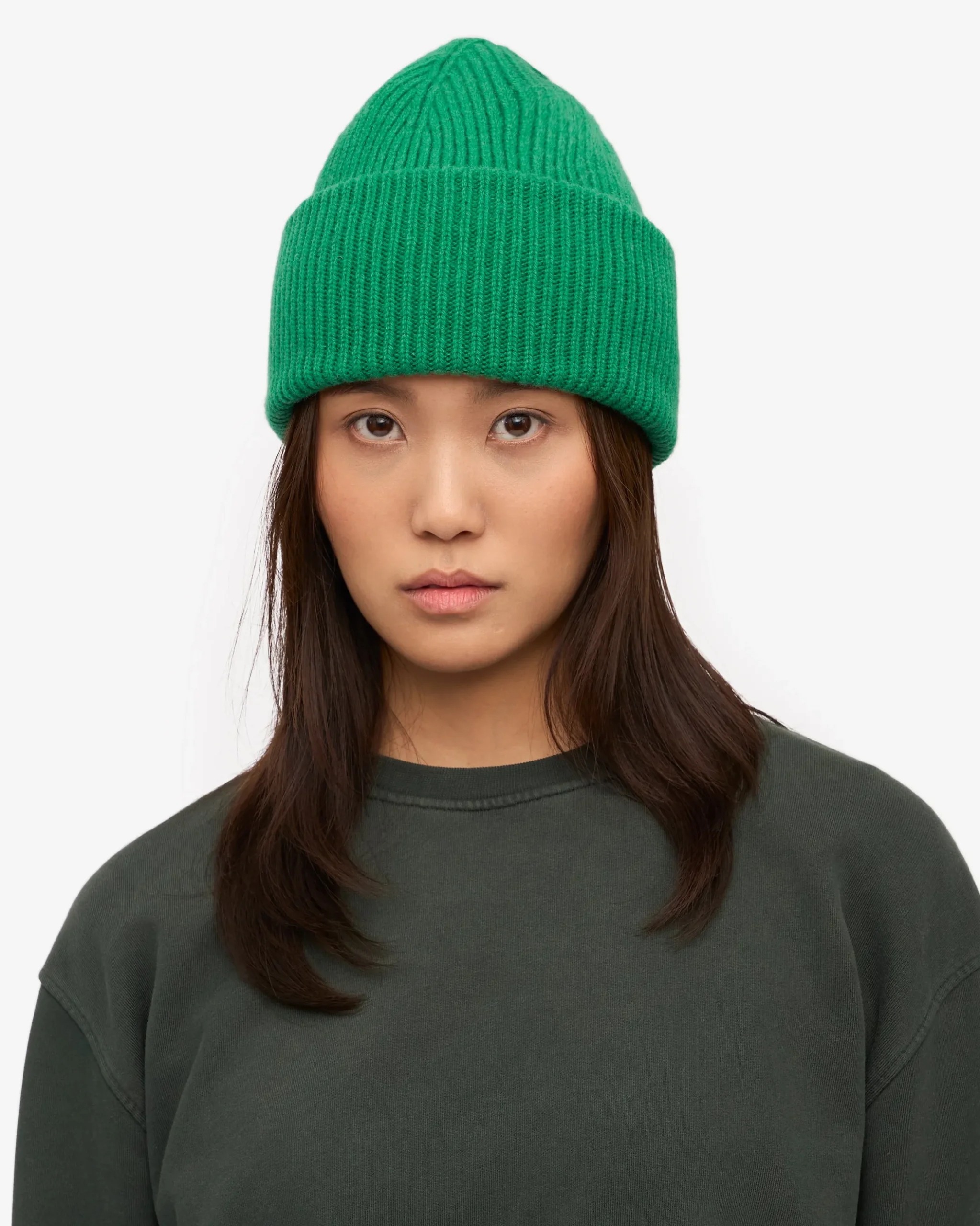 Merino Wool Hat - Kelly Green