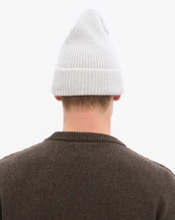 Merino Wool Hat - Snow Melange