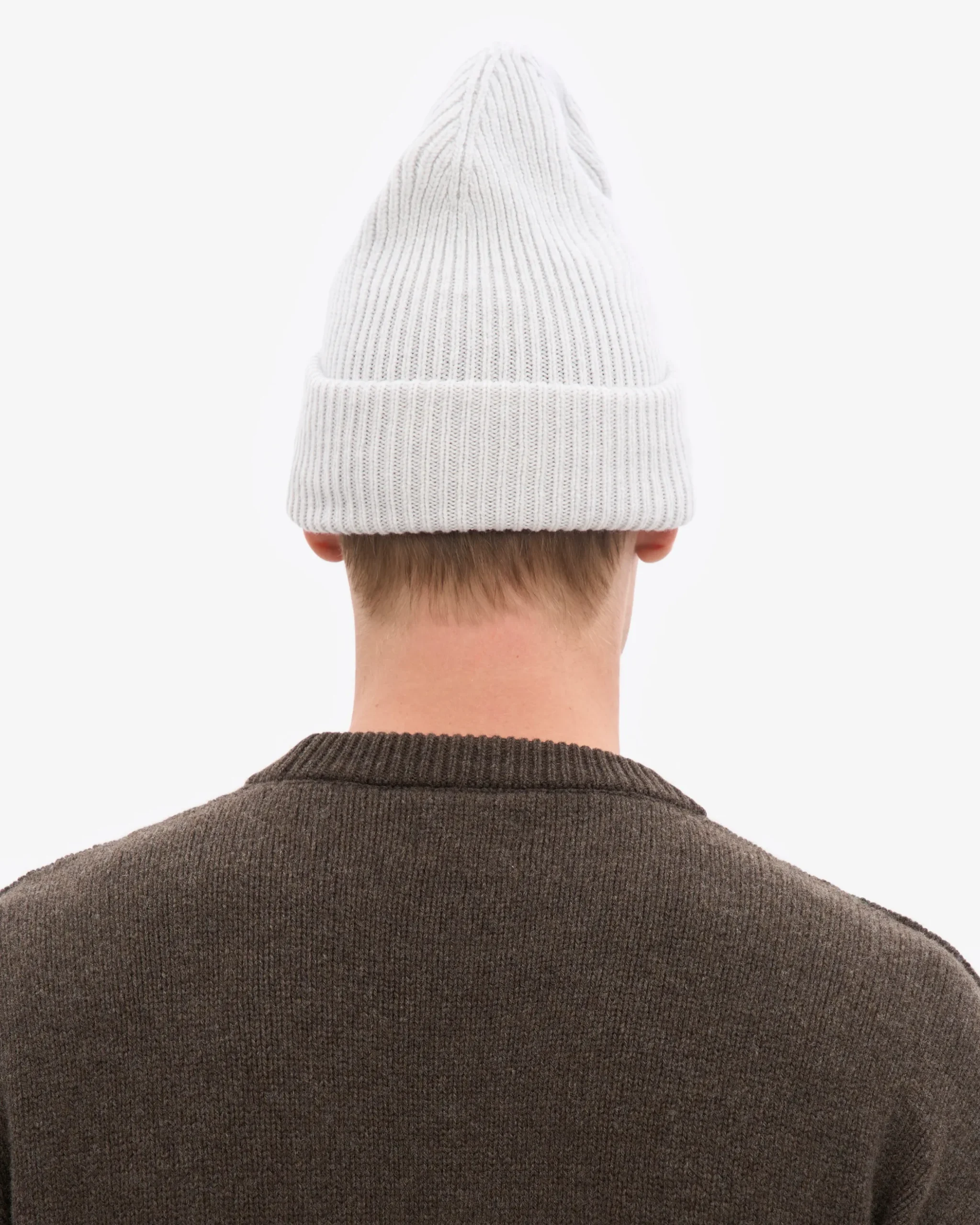 Merino Wool Hat - Snow Melange