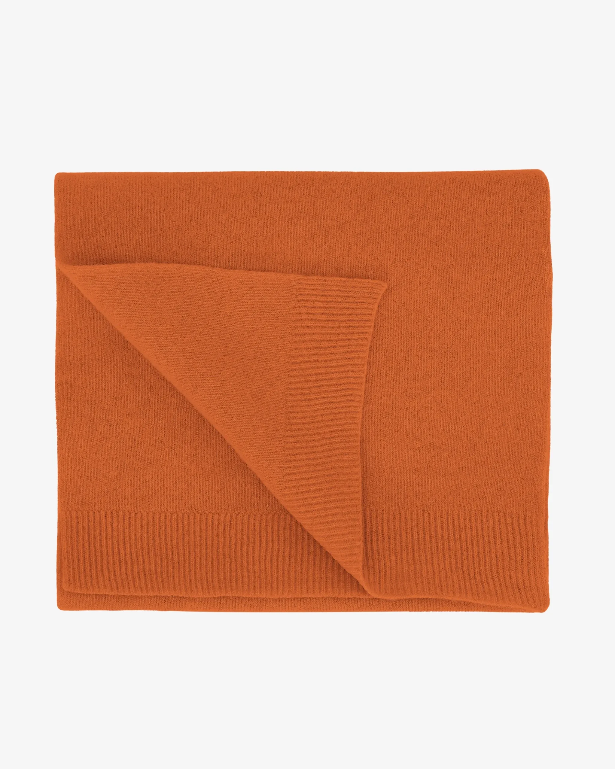 Merino Wool Scarf - Burned Orange