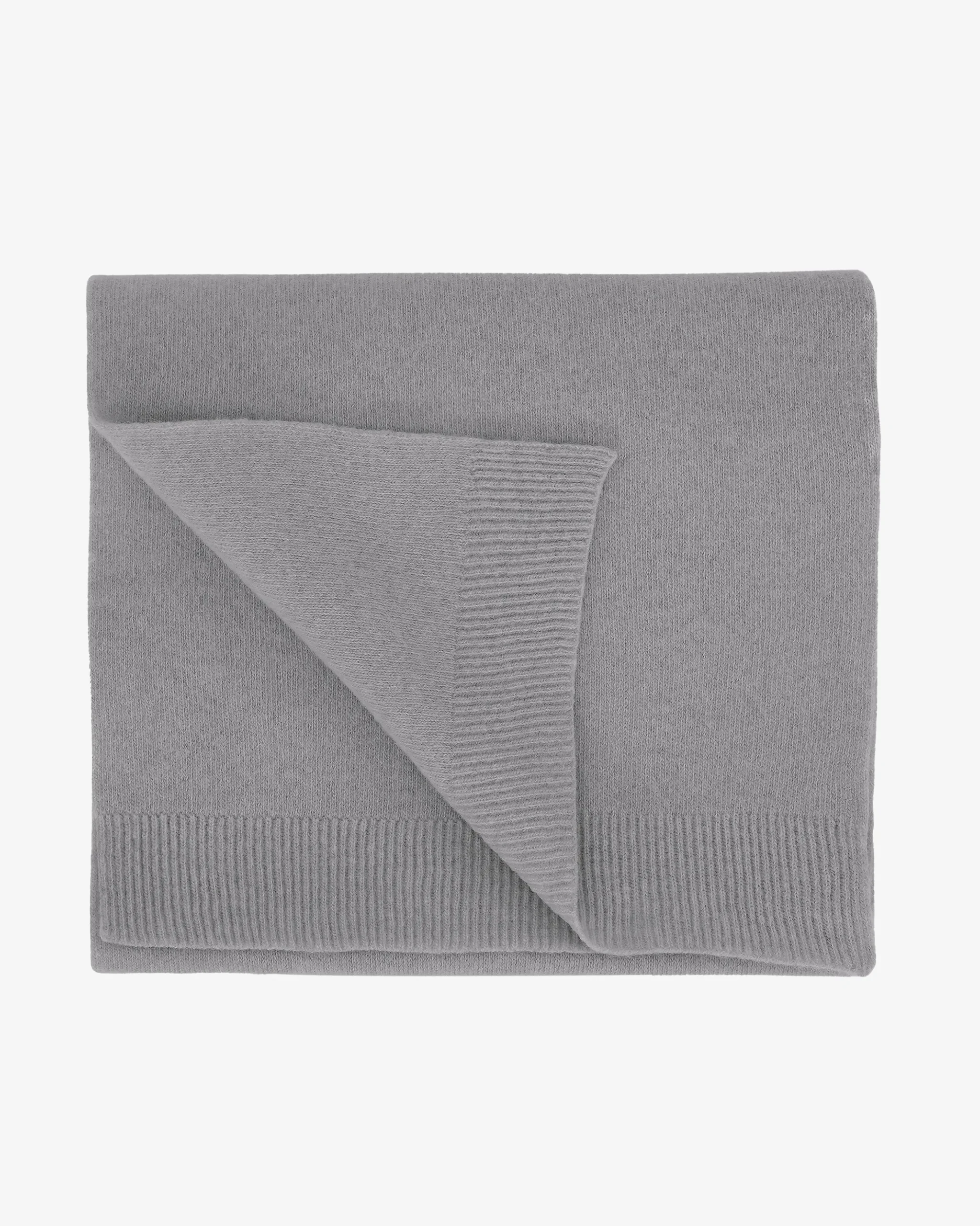 Merino Wool Scarf - Heather Grey
