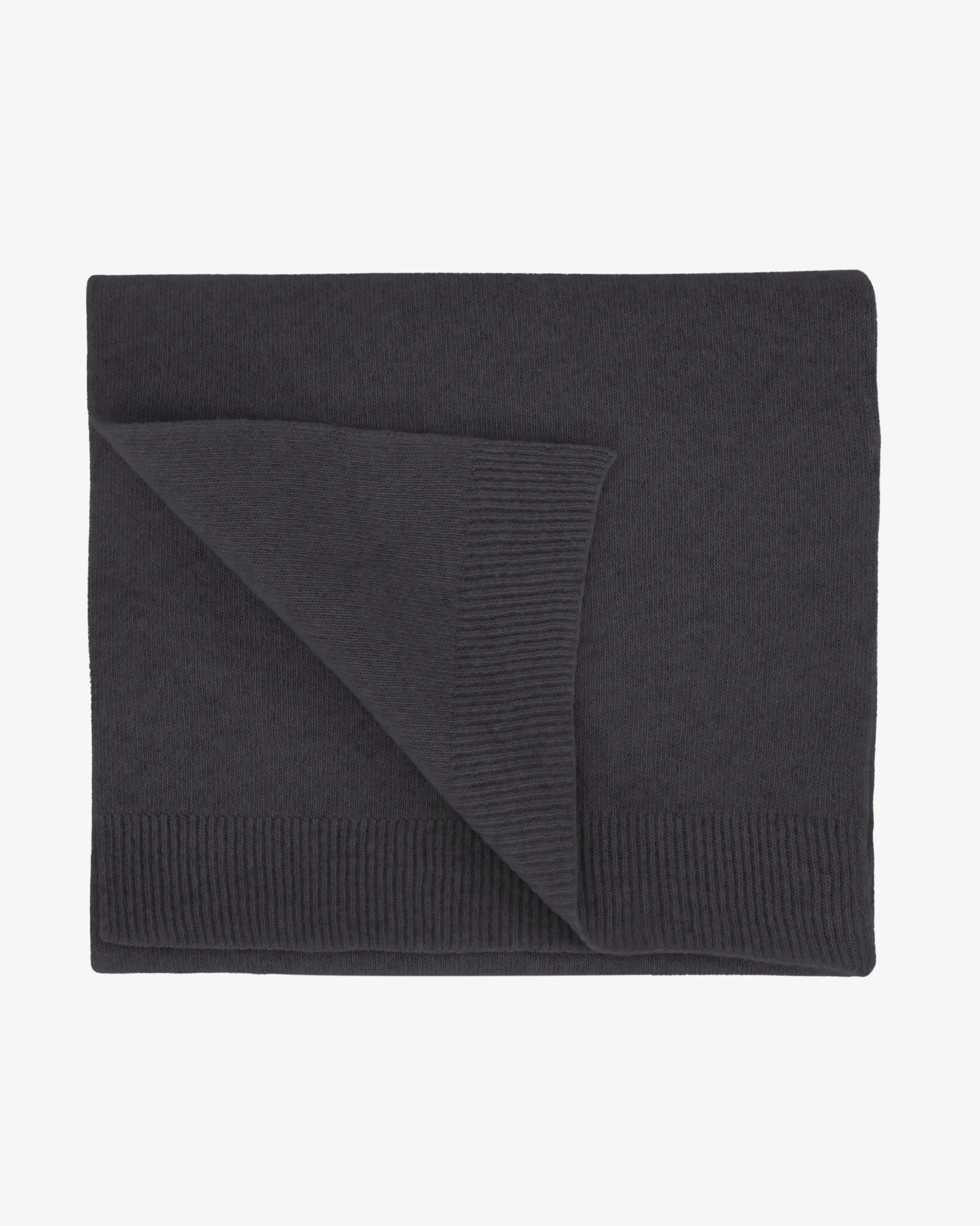 Merino Wool Scarf - Lava Grey