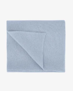 Merino Wool Scarf - Polar Blue