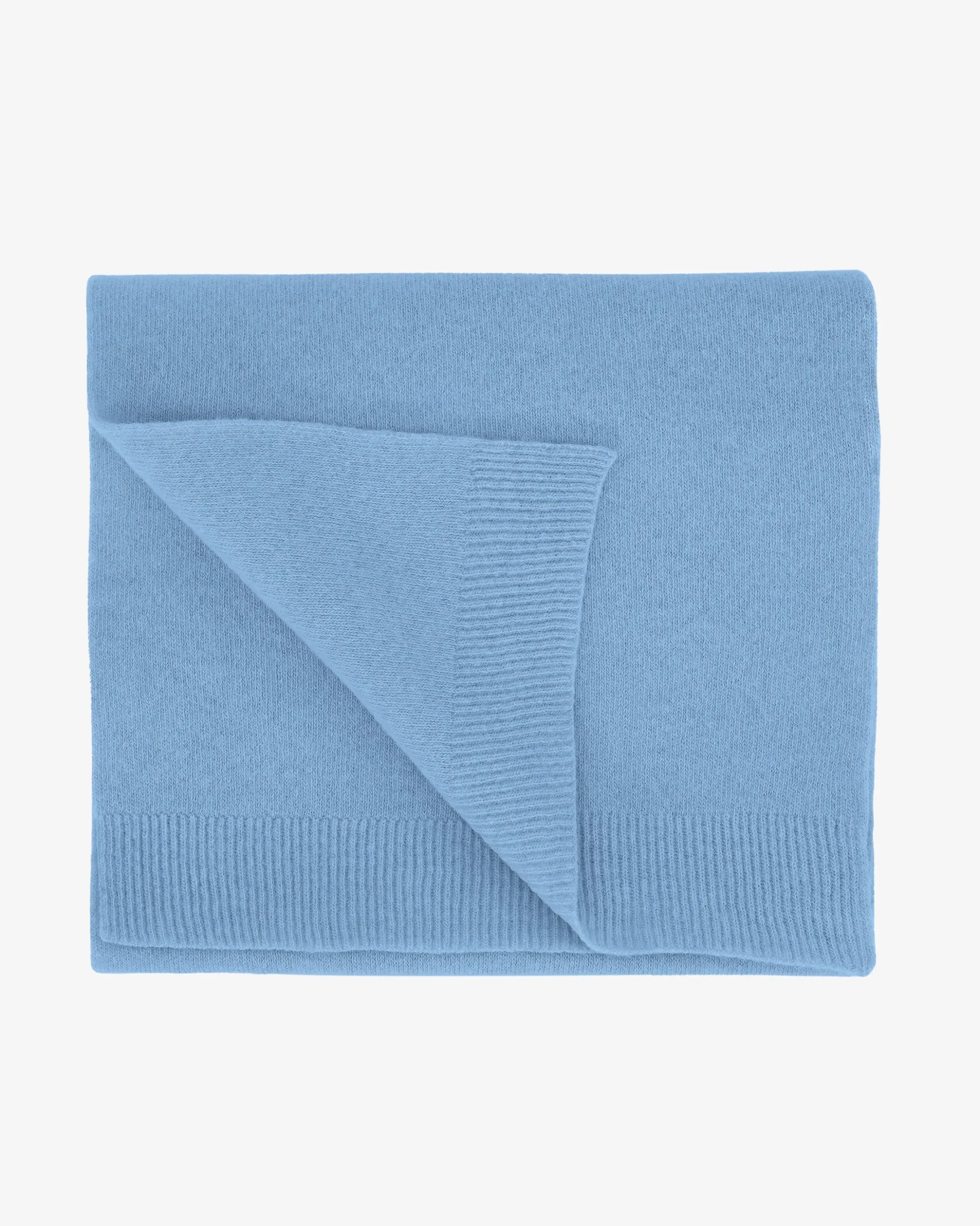 Merino Wool Scarf - Seaside Blue