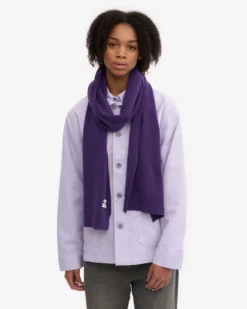 Merino Wool Scarf - Ultra Violet