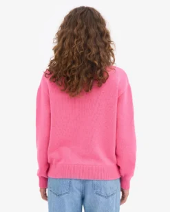 Merino Wool Turtleneck - Bubblegum Pink