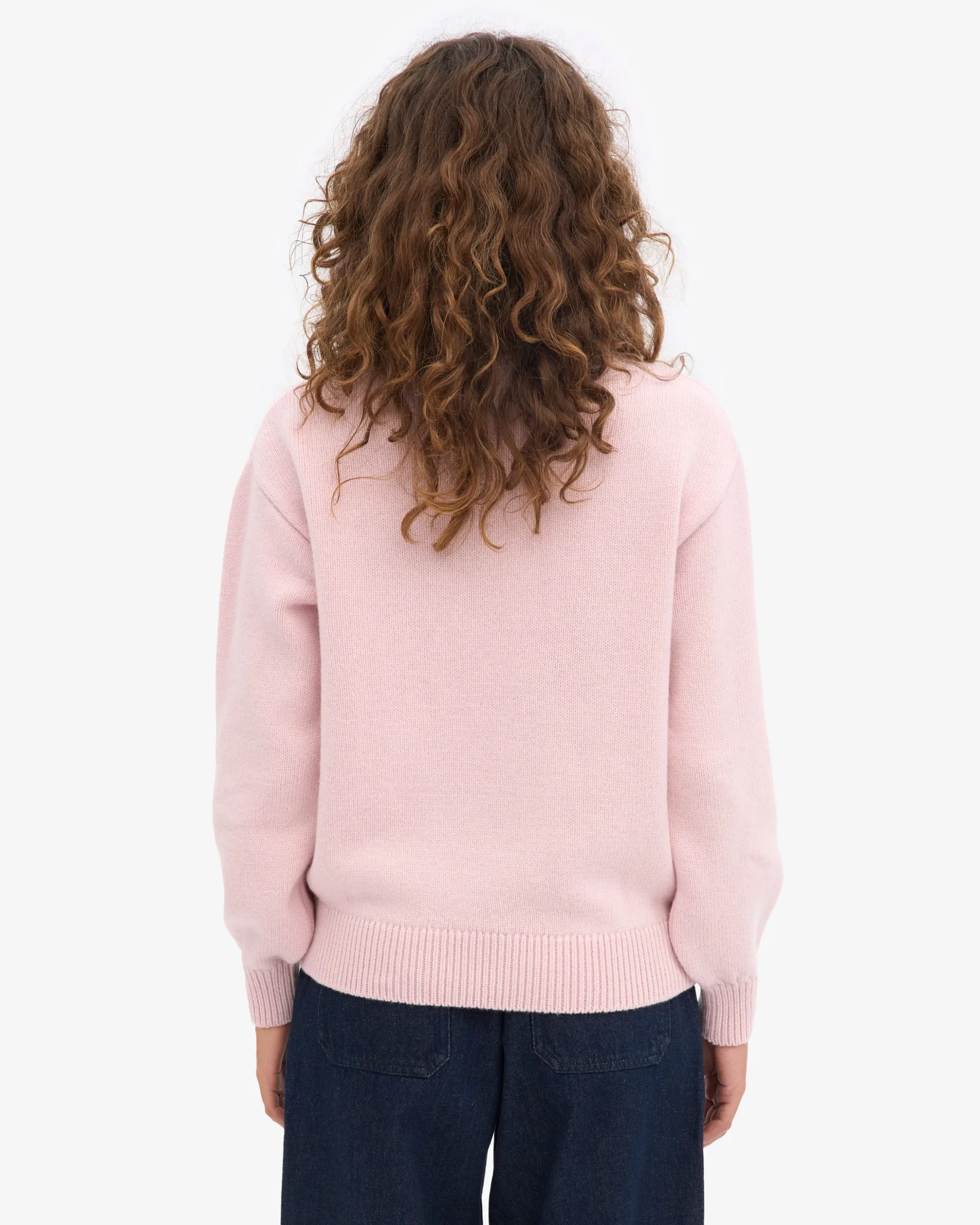 Merino Wool Turtleneck - Faded Pink