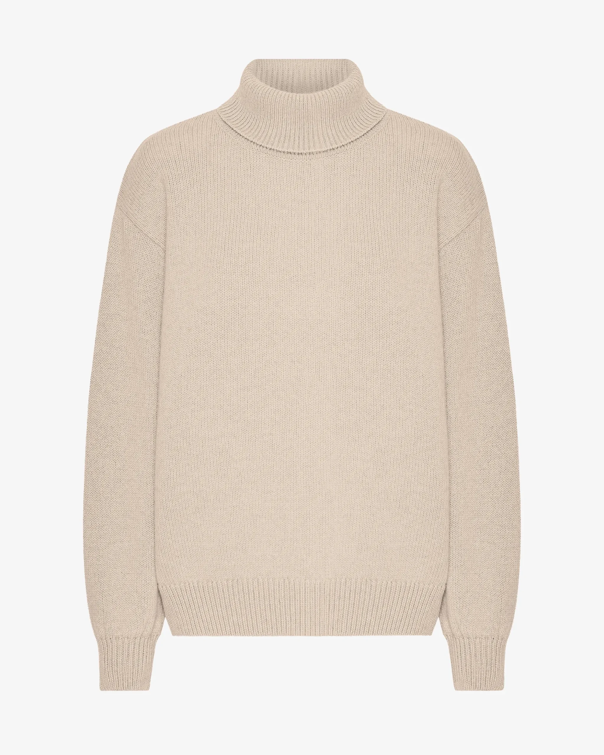 Merino Wool Turtleneck - Ivory White
