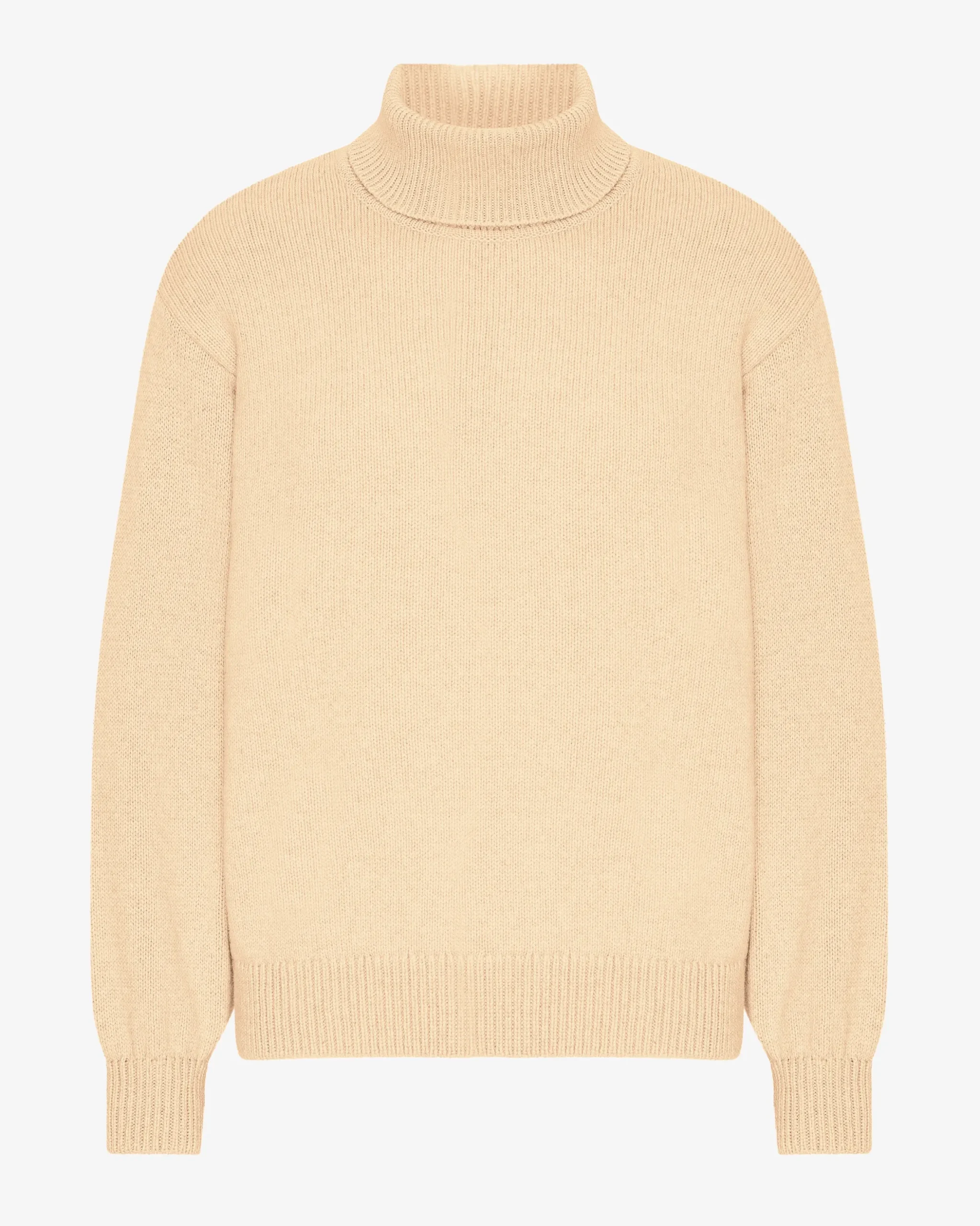 Merino Wool Turtleneck - Soft Yellow