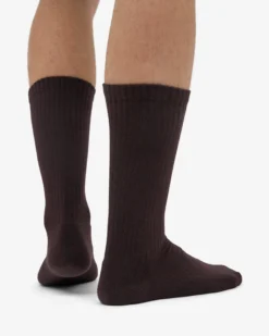Organic Active Sock - Coffee Brown
