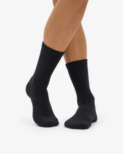 Organic Active Sock - Deep Black (3-Pack)