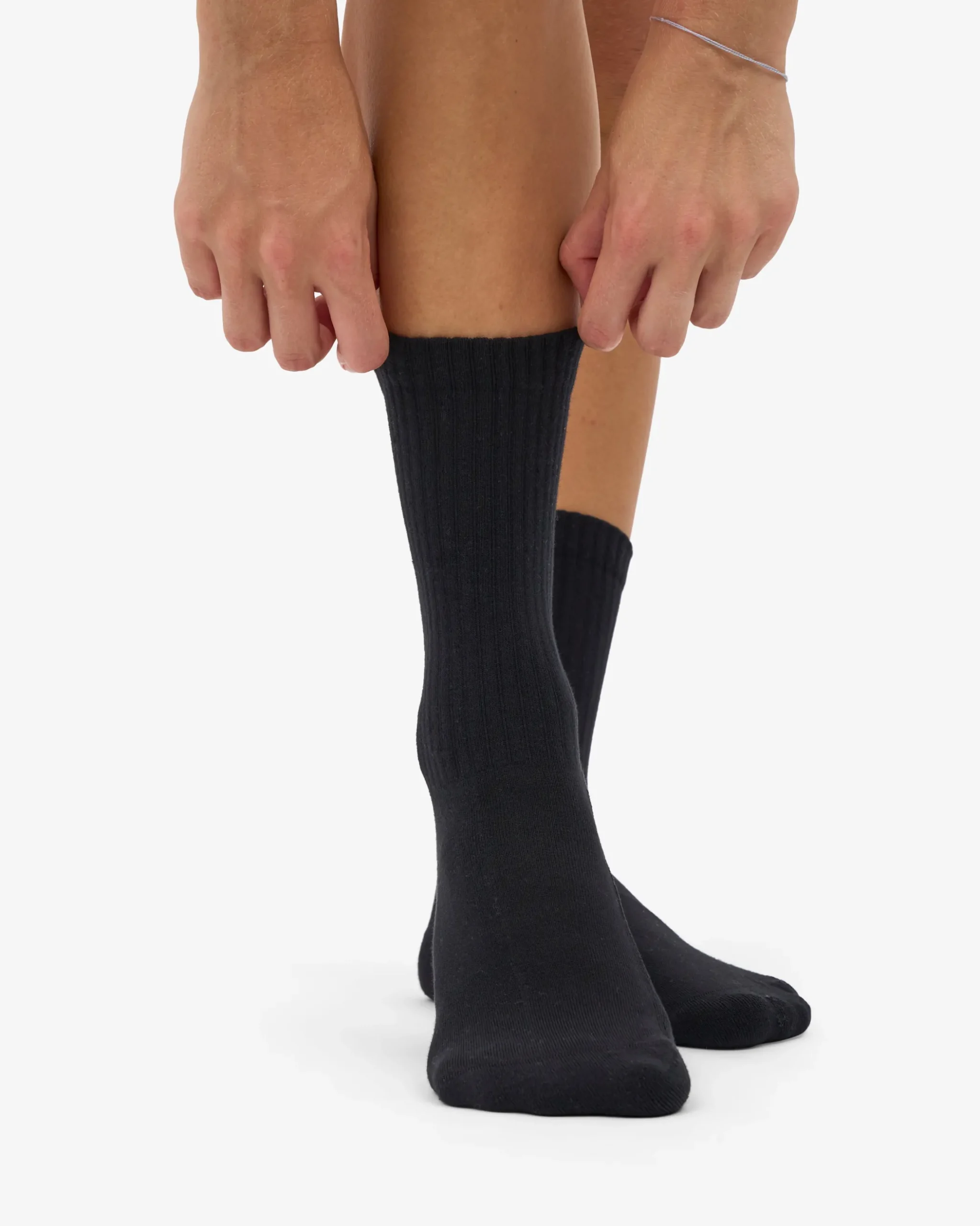 Organic Active Sock - Deep Black (3-Pack)