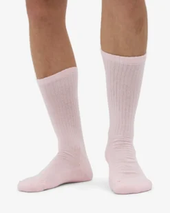Organic Active Sock - Faded Pink