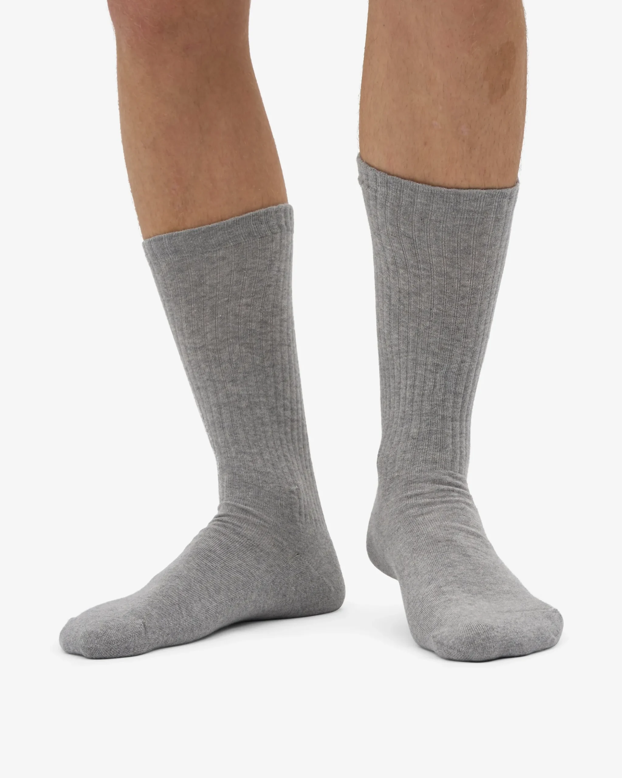 Organic Active Sock - Heather Grey (3-Pack)