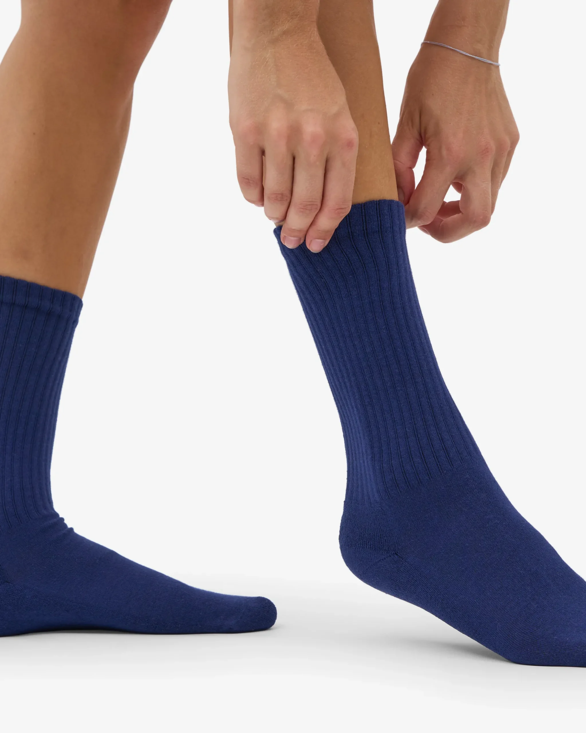 Organic Active Sock - Marine Blue
