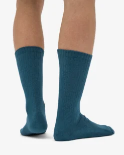 Organic Active Sock - Ocean Green