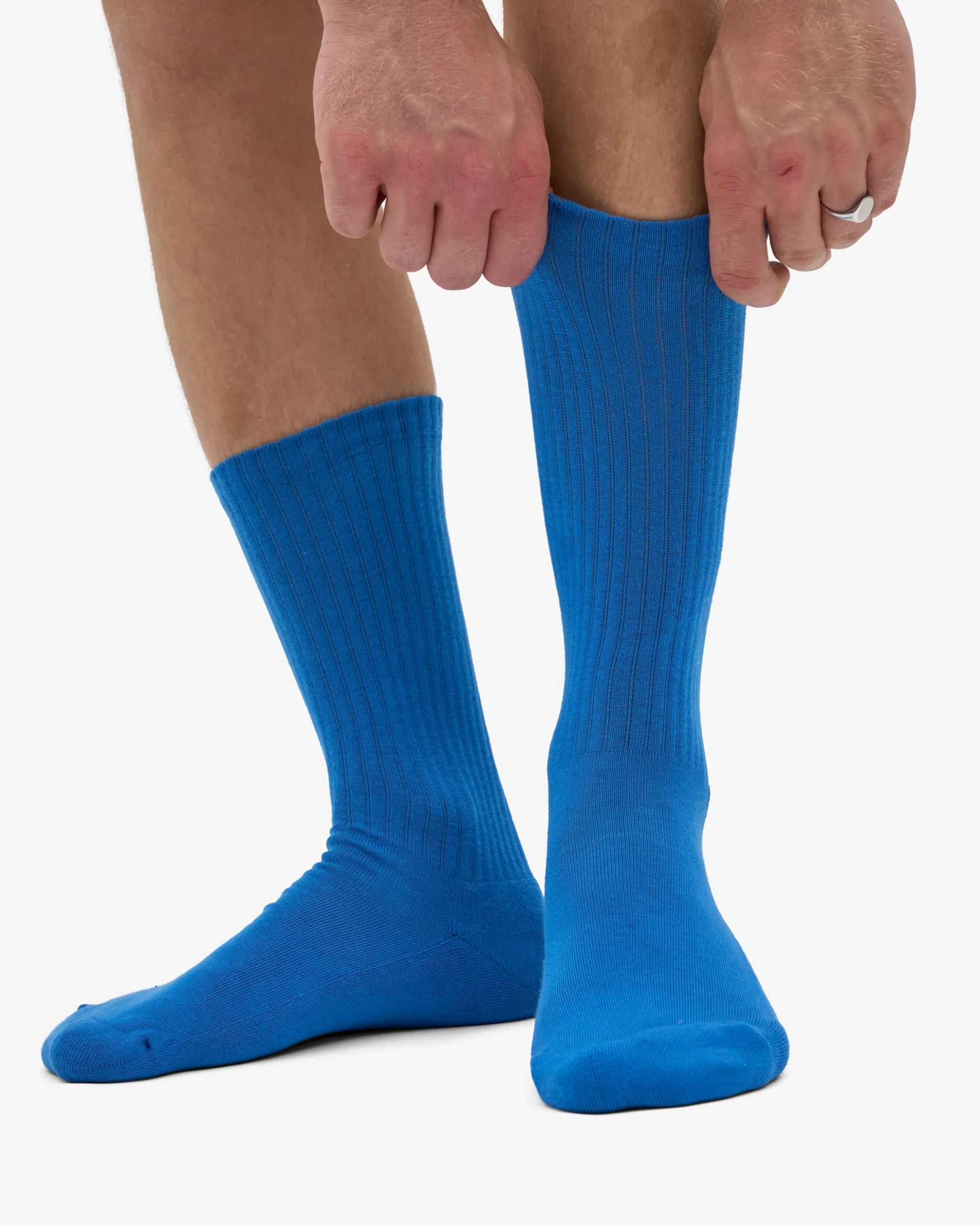Organic Active Sock - Pacific Blue (3-Pack)