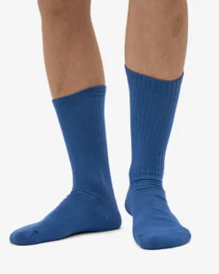 Organic Active Sock - Petrol Blue (3-Pack)