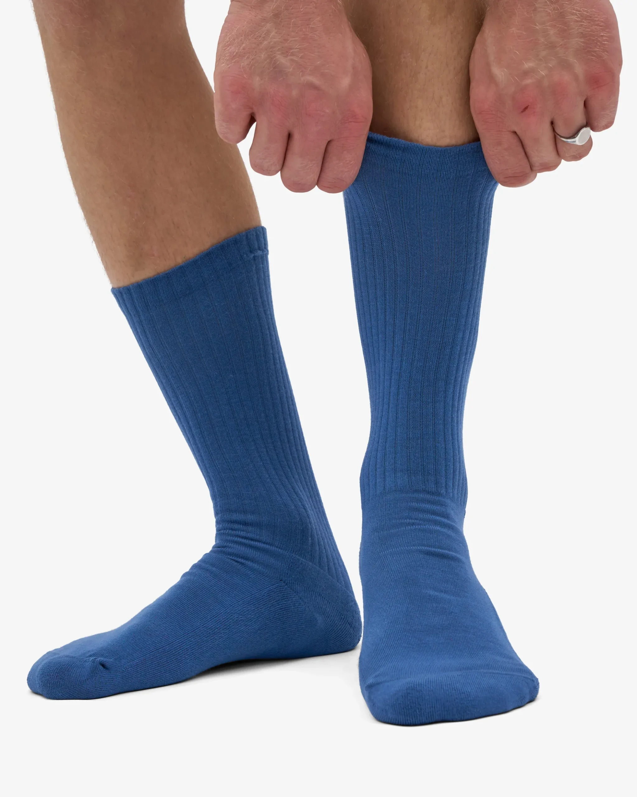 Organic Active Sock - Petrol Blue (3-Pack)