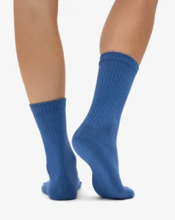 Organic Active Sock - Petrol Blue (3-Pack)