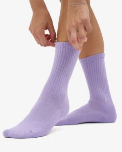 Organic Active Sock - Scarlet Red