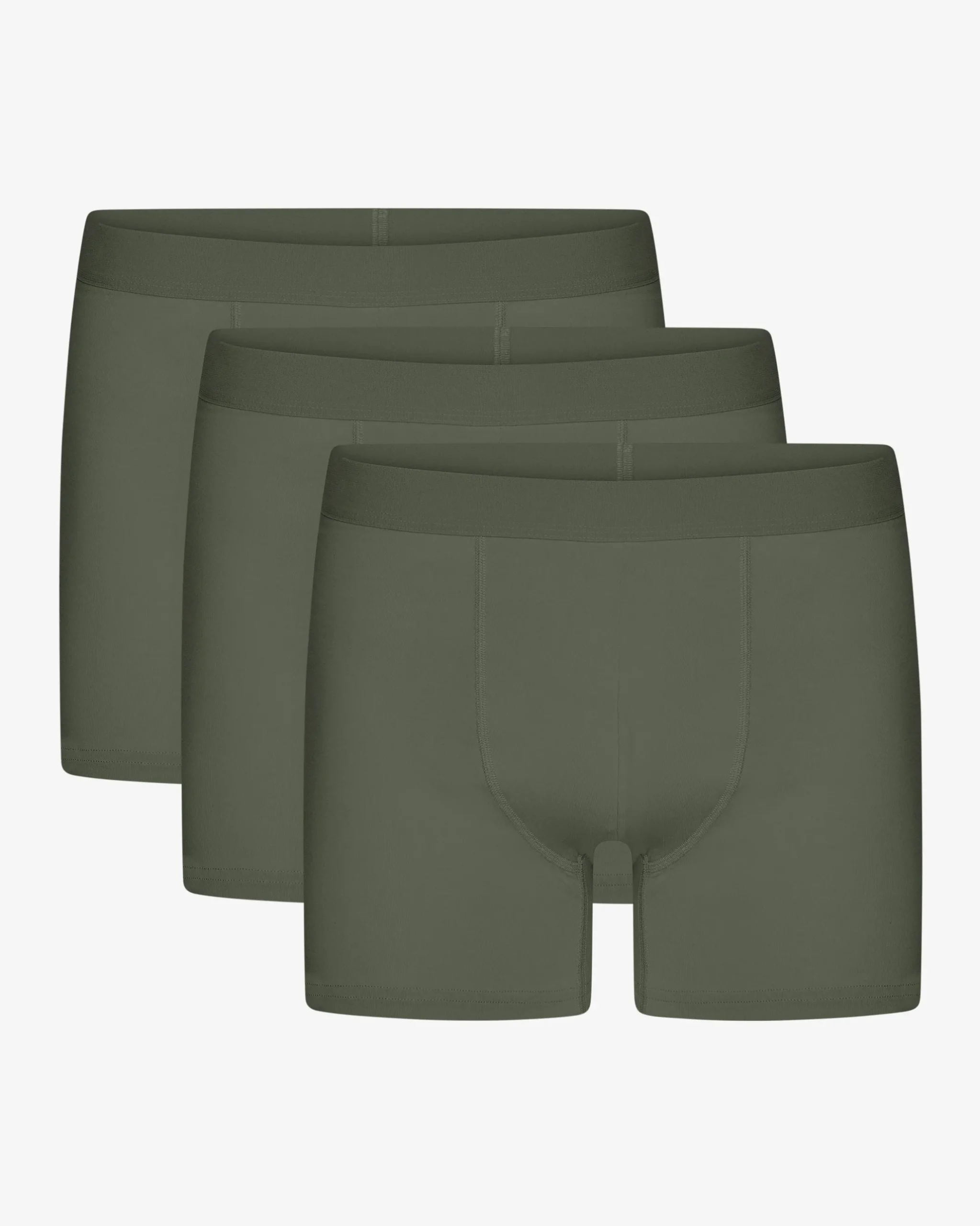 Organic Boxer Briefs 3 Pack - Dusty Olive