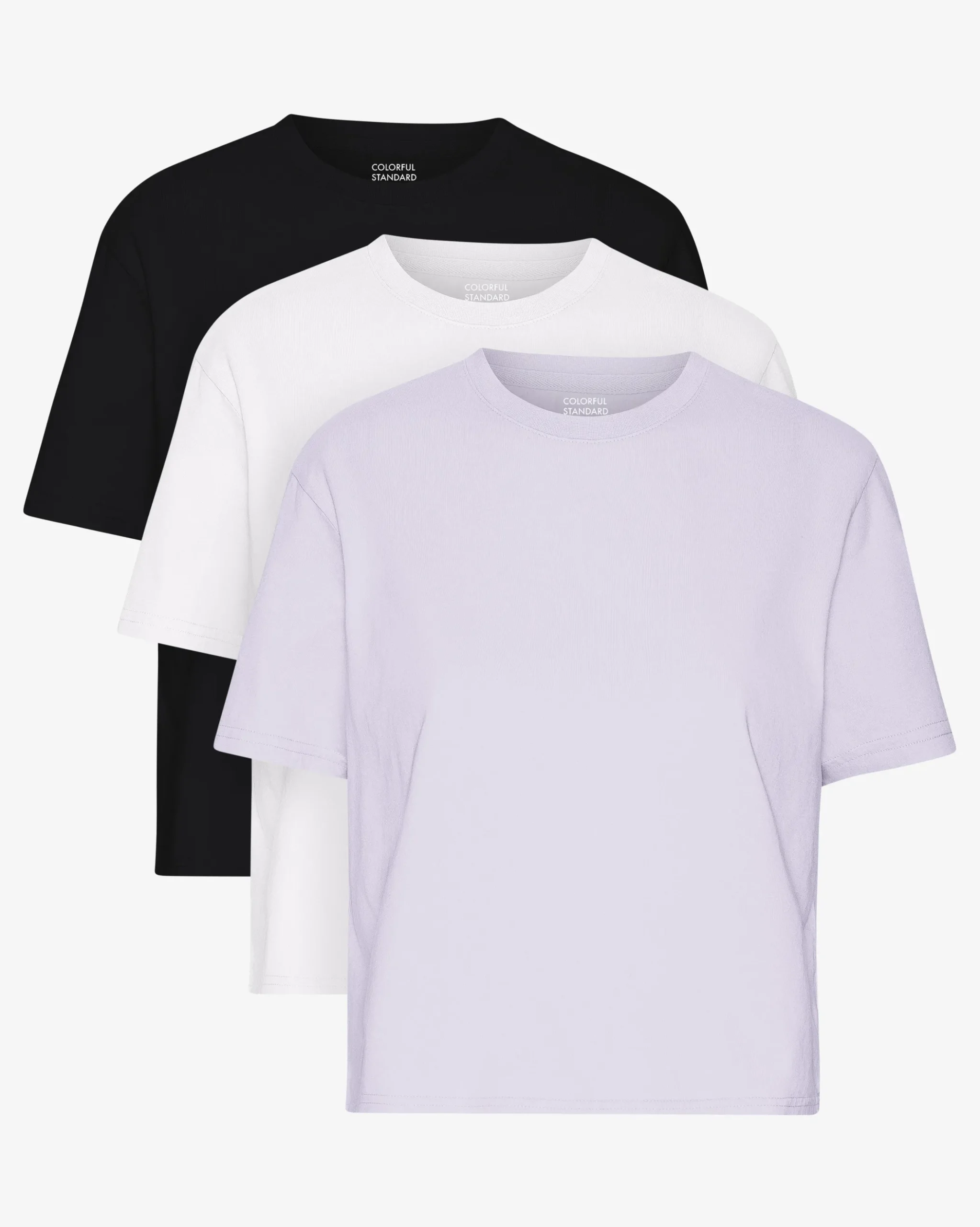 Organic Boxy Crop Tee - Mixed 05 (3-Pack)