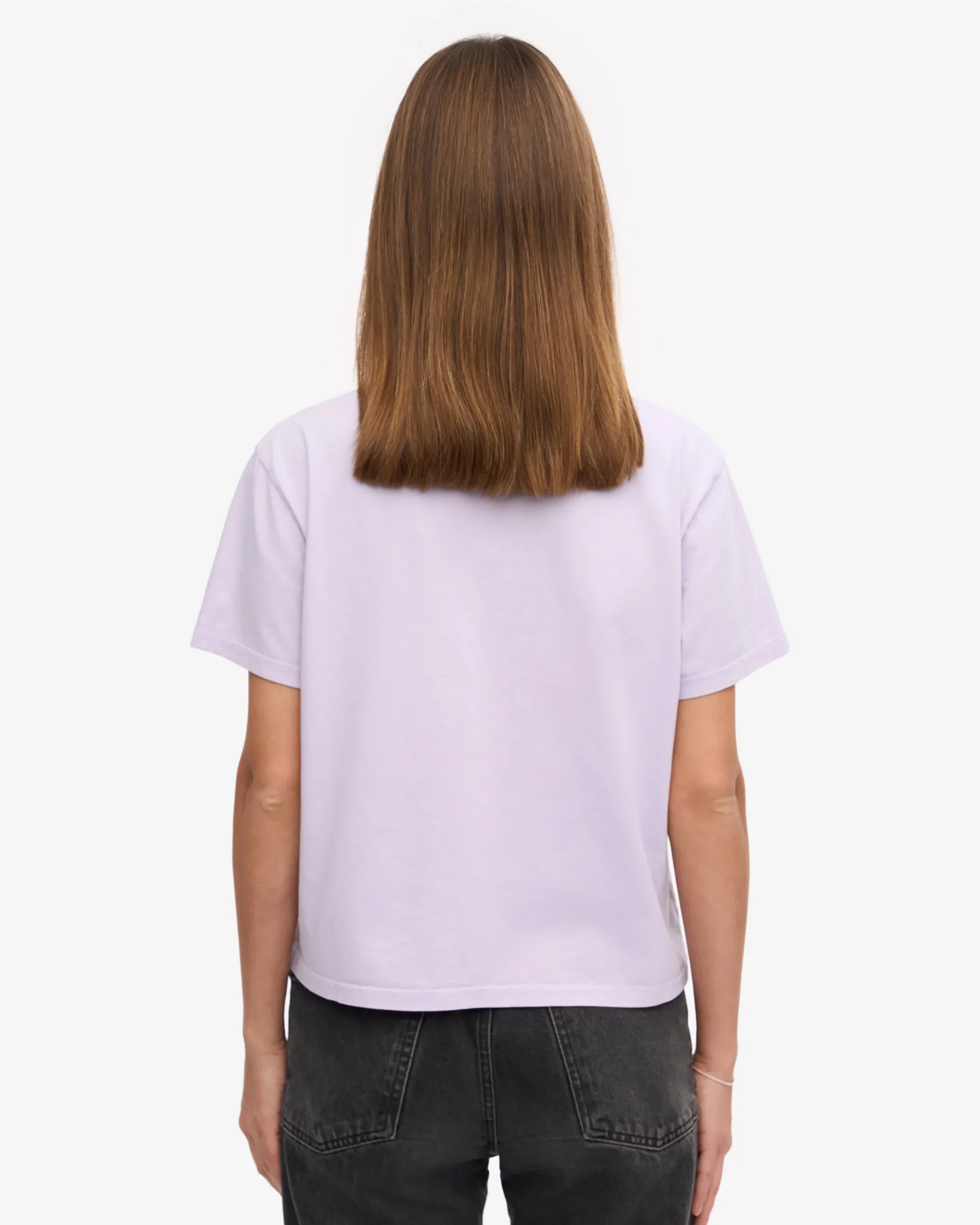 Organic Boxy Crop Tee - Soft Lavender (3-Pack)