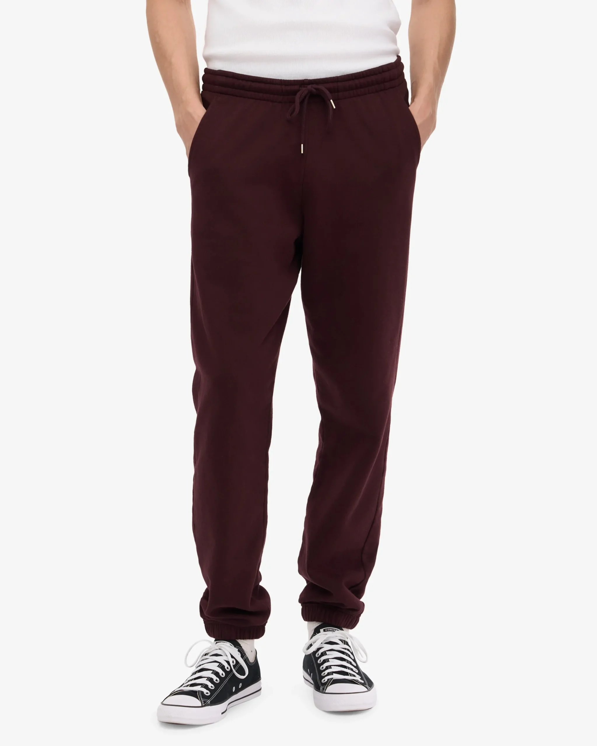Organic Classic Sweatsuit - Oxblood Red
