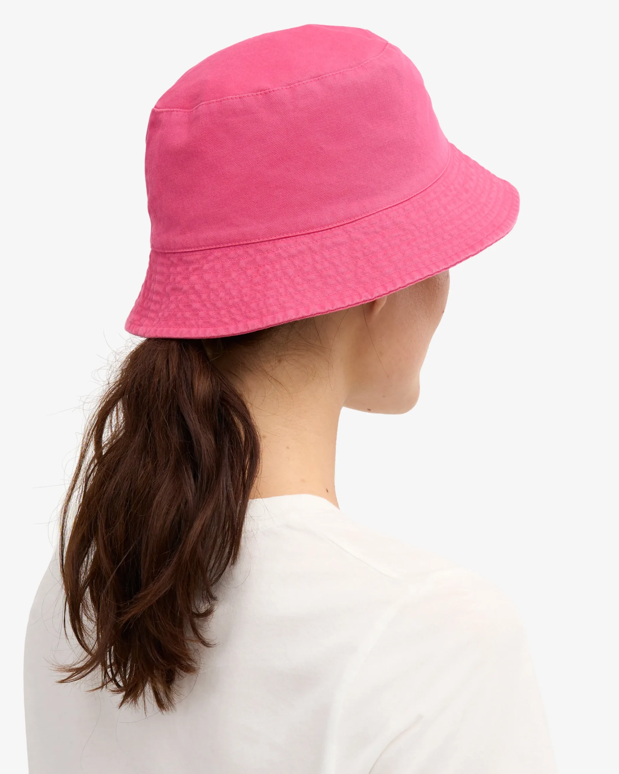 Organic Cotton Bucket Hat - Bubblegum Pink