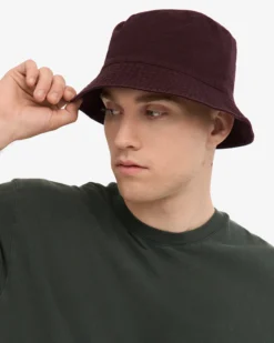 Organic Cotton Bucket Hat - Faded Pink