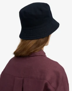 Organic Cotton Bucket Hat - Navy Blue