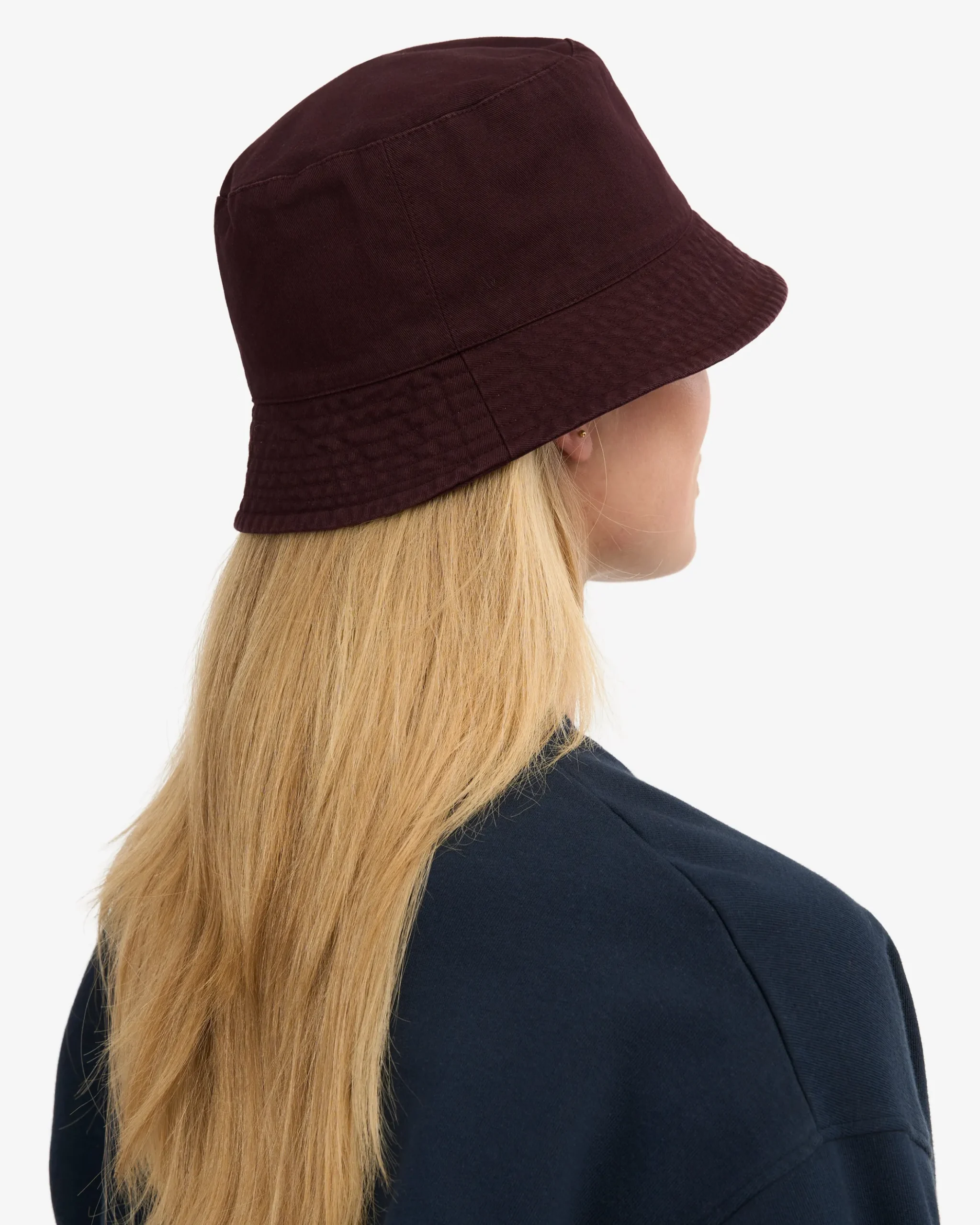 Organic Cotton Bucket Hat - Oxblood Red