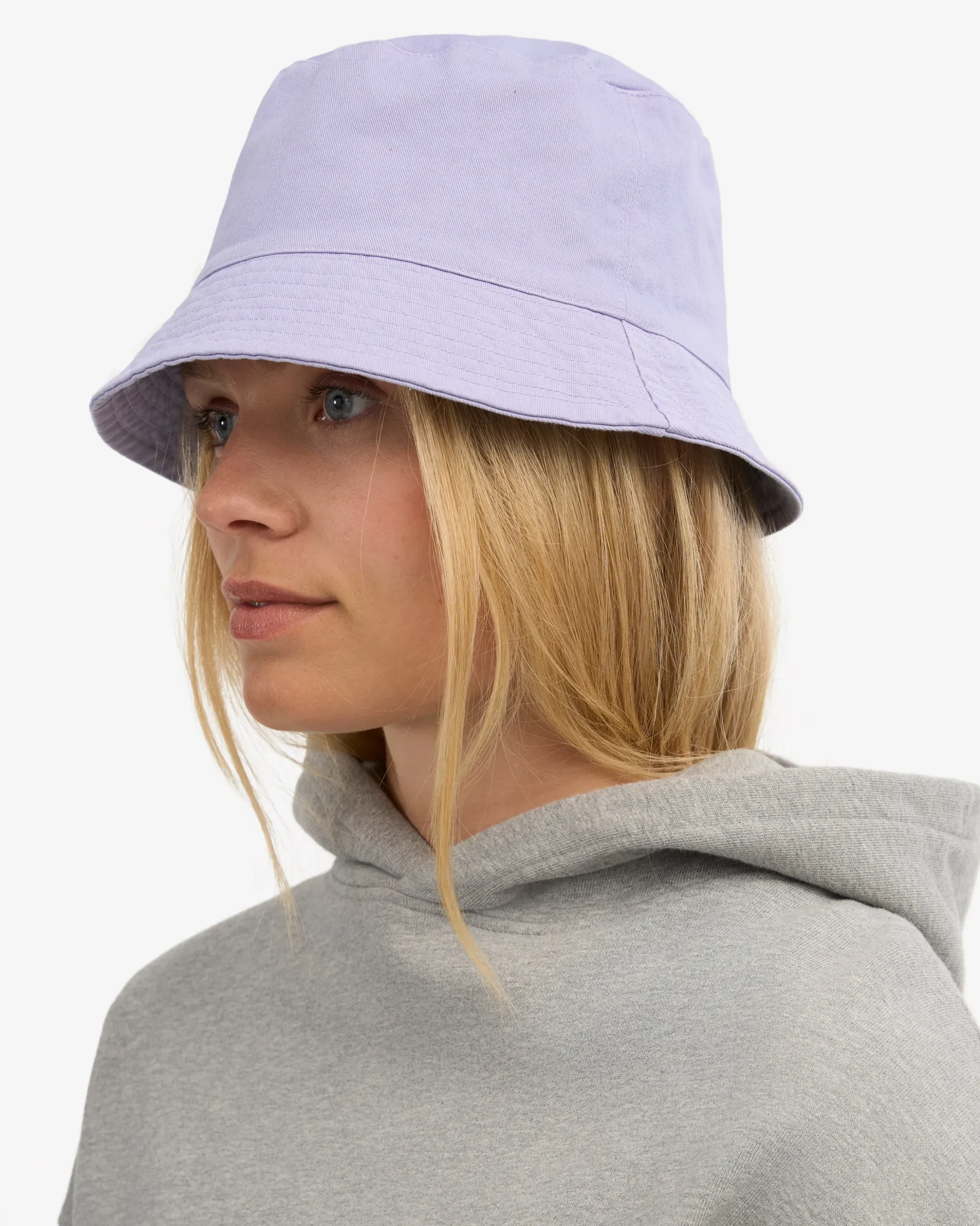 Organic Cotton Bucket Hat - Soft Lavender