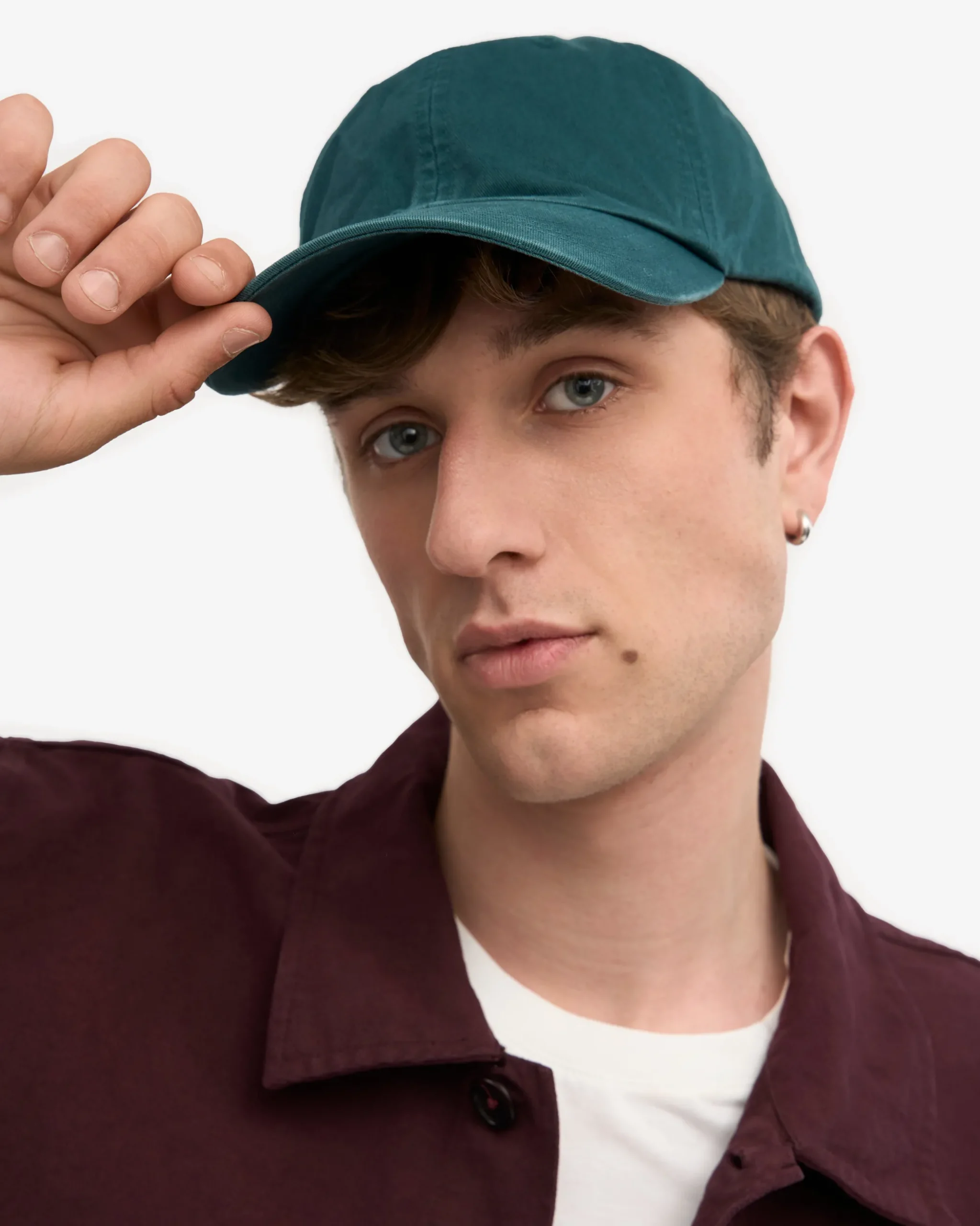 Organic Cotton Cap - Ocean Green