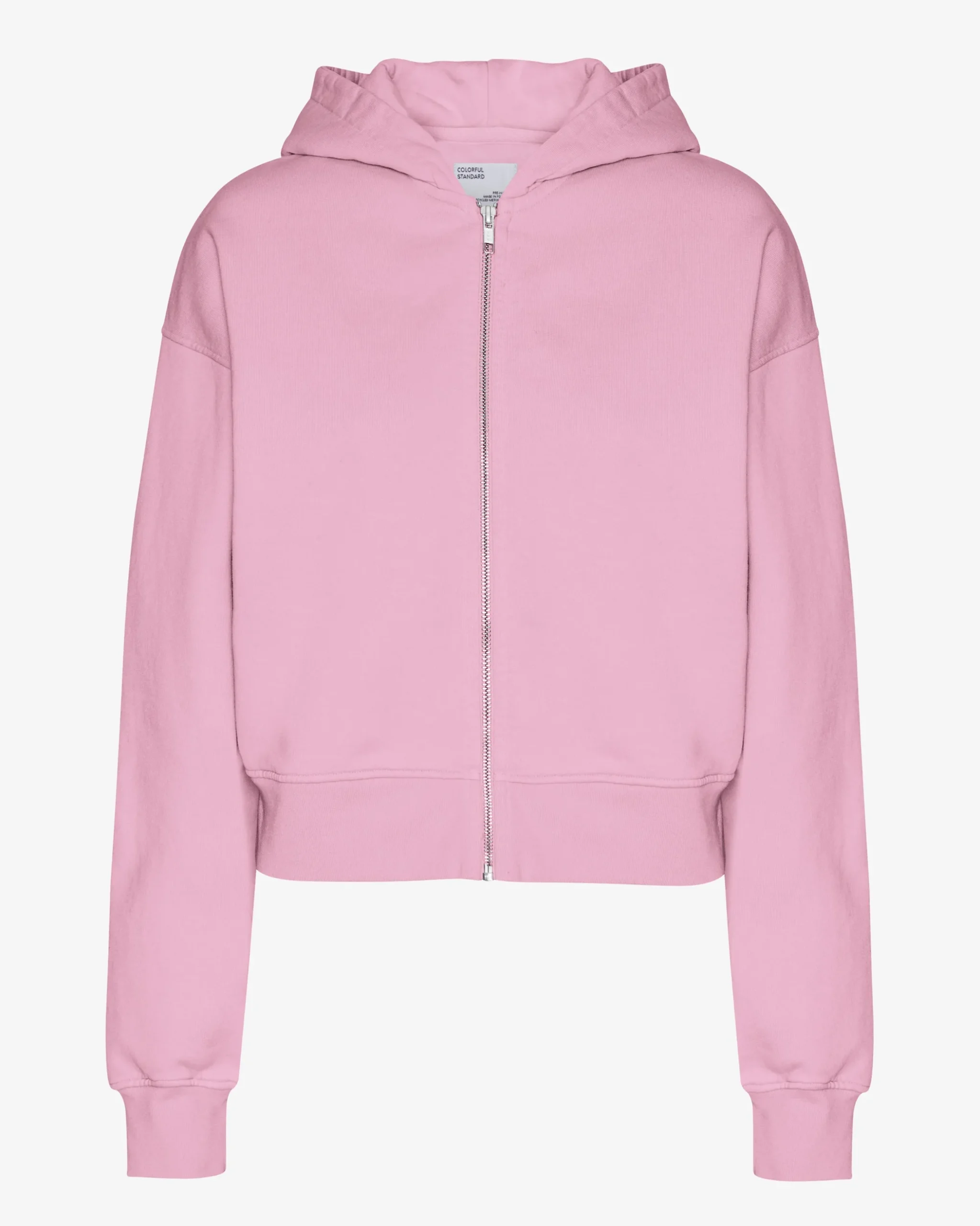 Organic Crop Zip Hood - Cherry Blossom