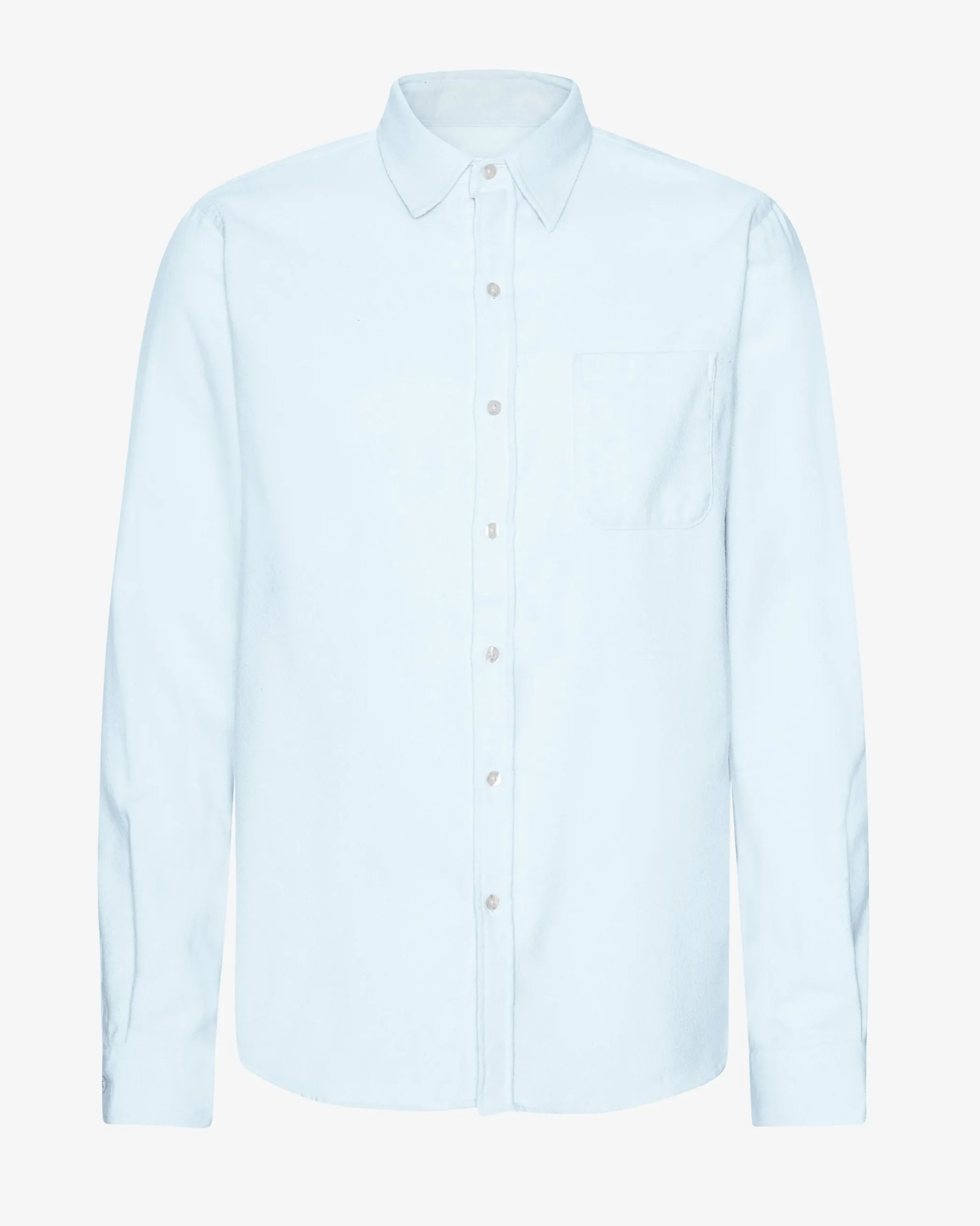 Organic Flannel Shirt - Polar Blue
