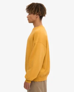 Organic Oversized Crew - Burned Yellow