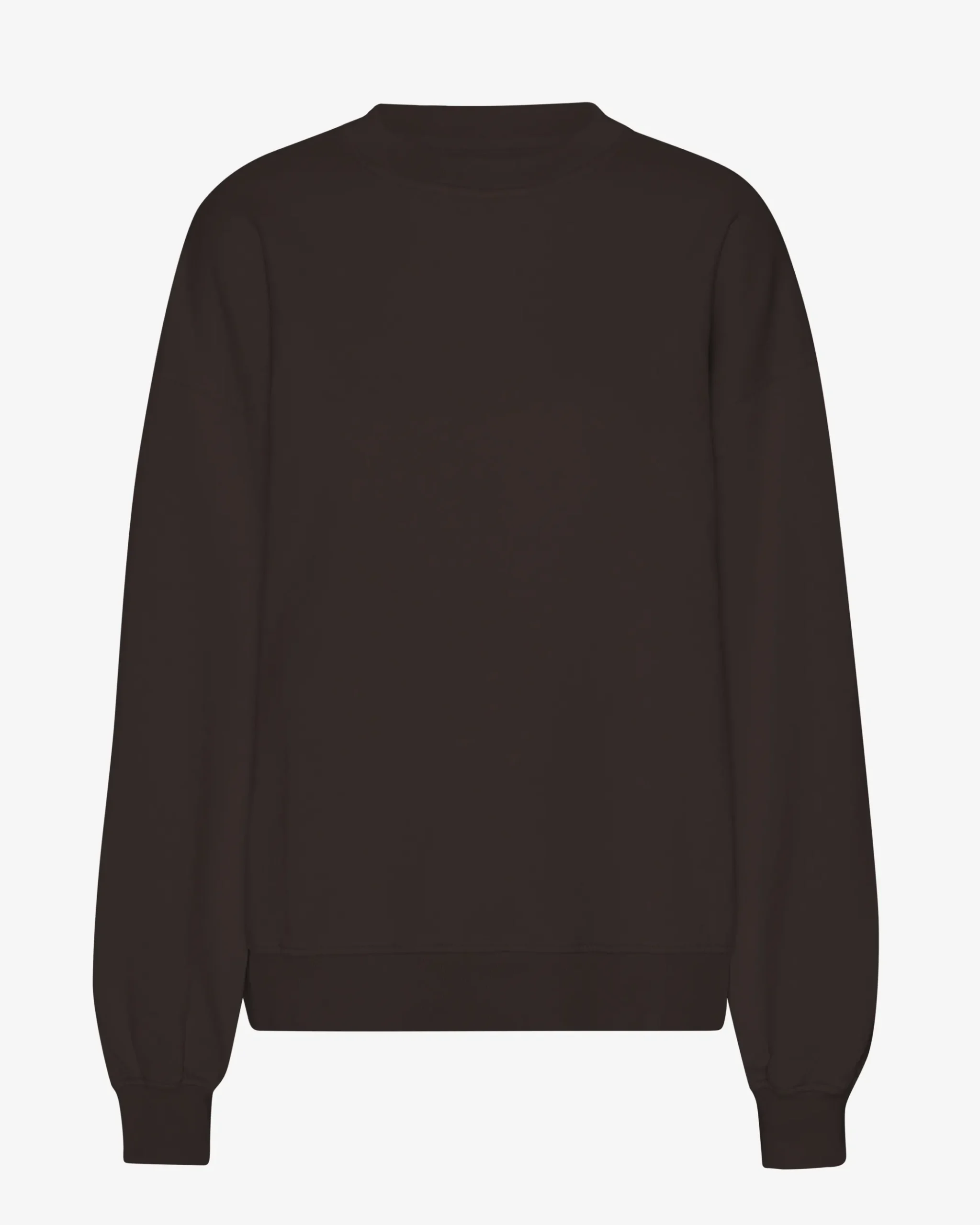 Organic Oversized Crew - Coffee Brown