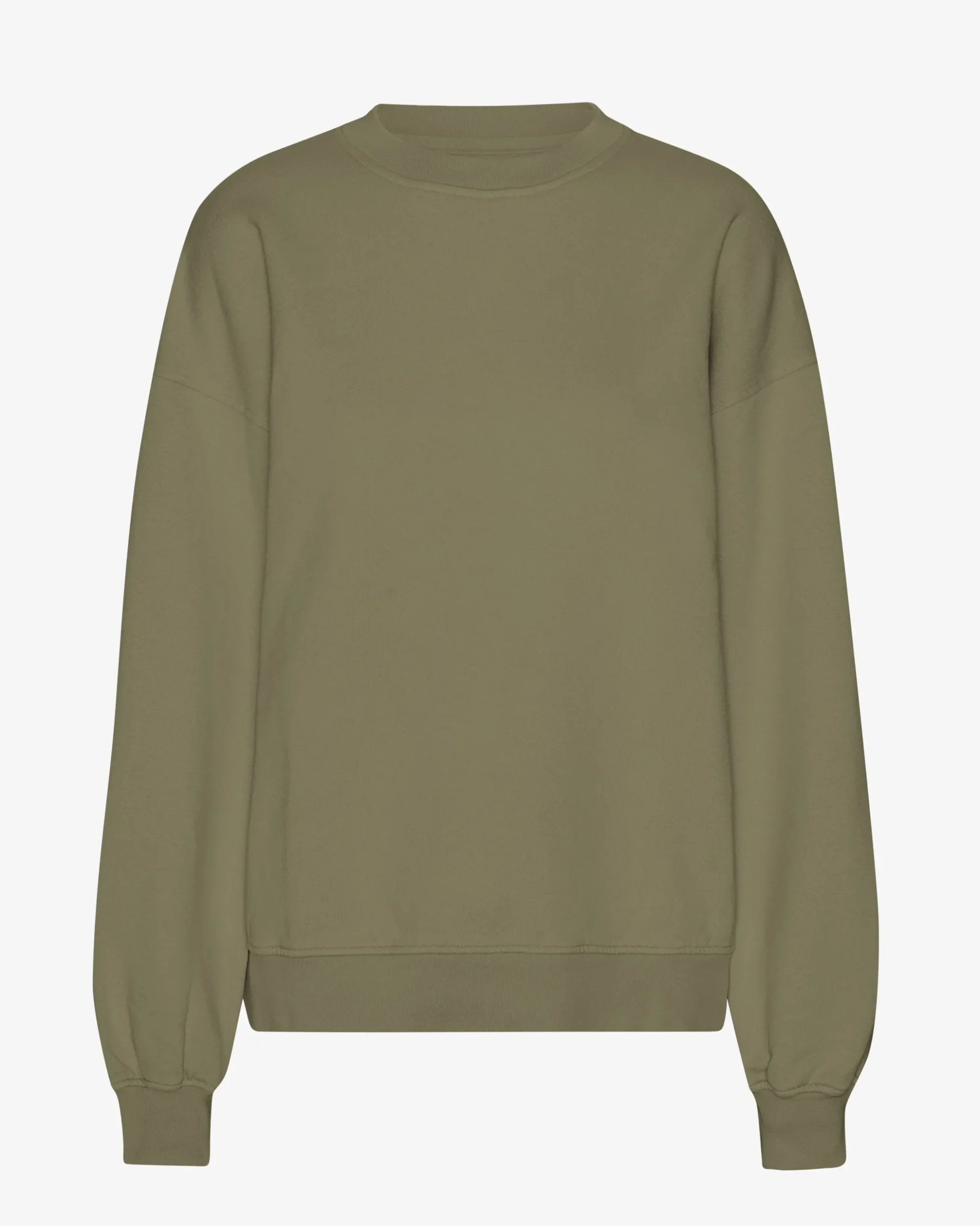 Organic Oversized Crew - Dusty Olive