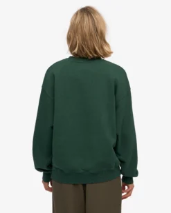 Organic Oversized Crew - Emerald Green