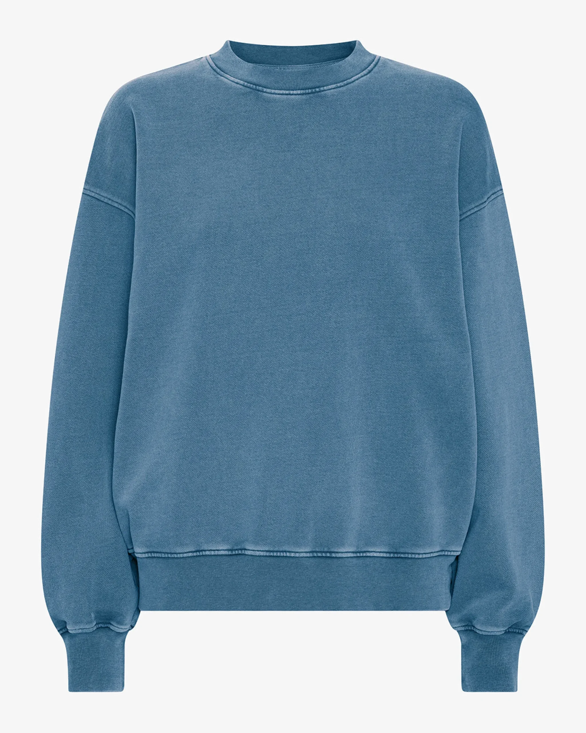 Organic Oversized Crew - Faded Indigo