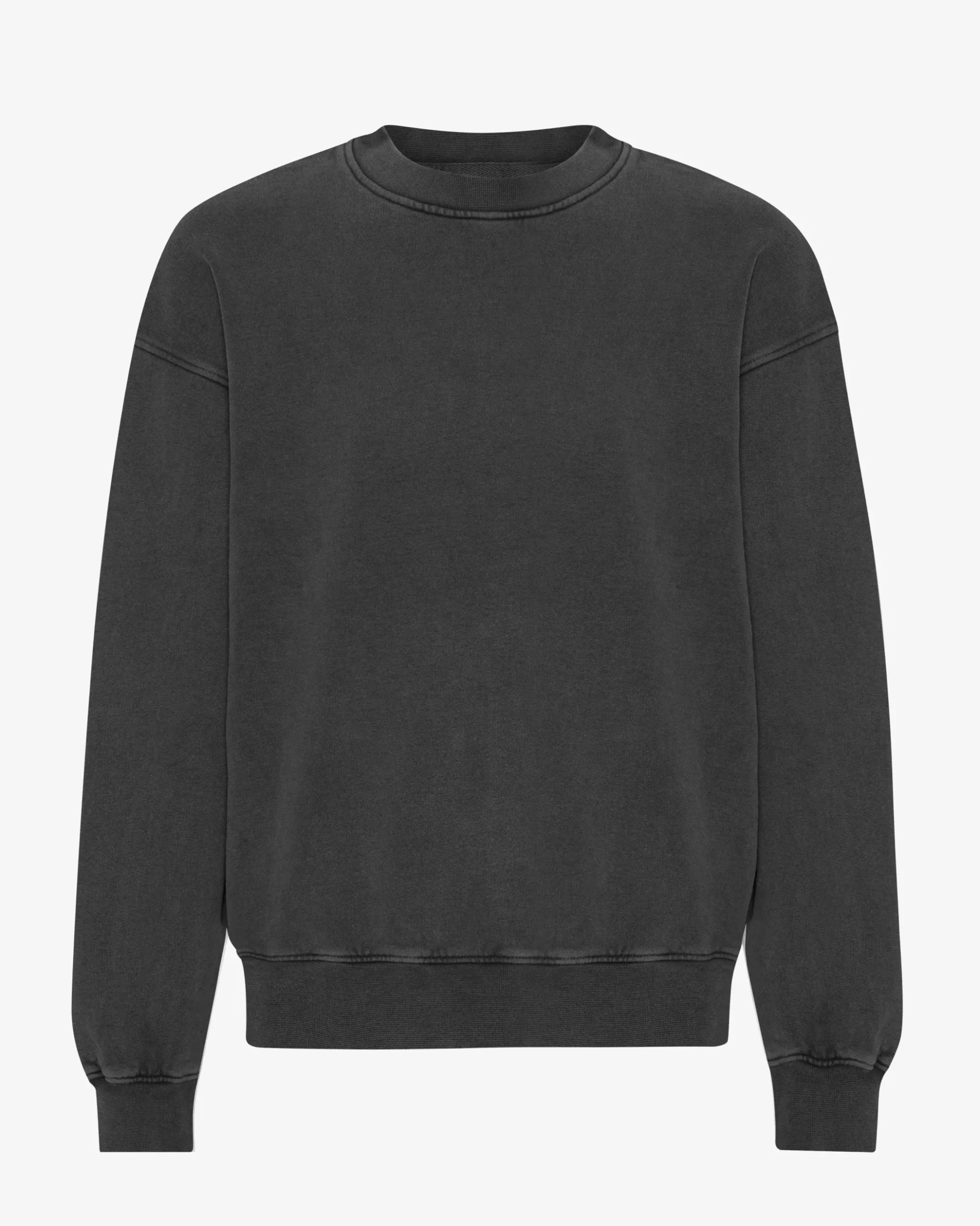 Organic Oversized Crew - Faded Black
